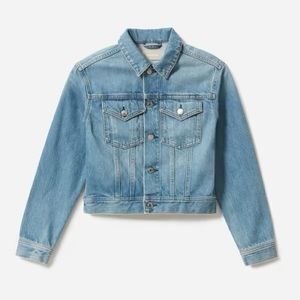 Everlane, Cropped Denim Jacket - Size Small